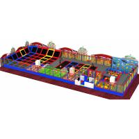 Equipo de parque de trampolines no tóxico Resistente a los rayos UV Centro comercial Parque de trampolines personalizable