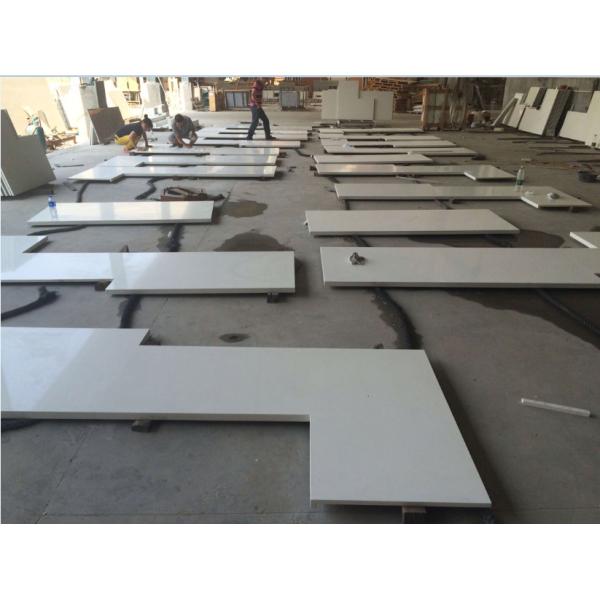 High Strength Quartz Stone Countertops Honed / Polished Finishing