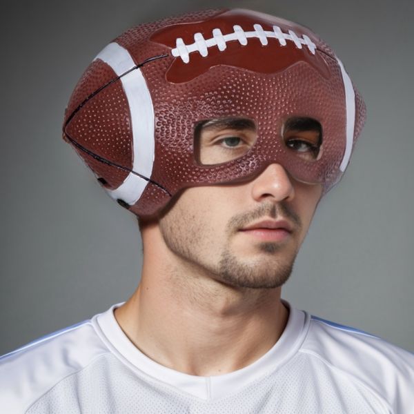 Latex Material Fantasy Mask One Size Fit Most for Stage Productions and Theatrical Events with 200g Weight