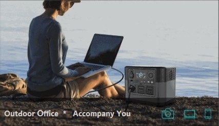 999Wh Portable Camping Power Supply 1000W AC Output 290mmx202mmx202mm