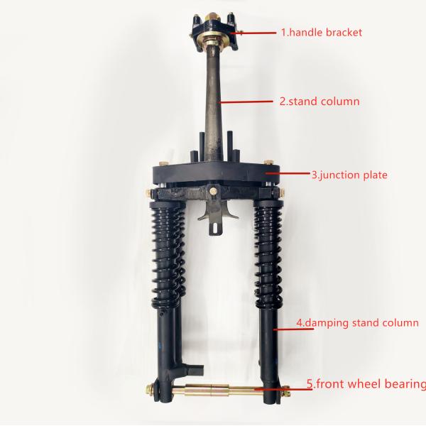 Двойной пружинный гидравлический фронтальный амортизатор для мотоциклов с крытым грузовиком