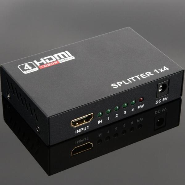 Multi - Port Output HDM Splitter One - In - Four - Out Ultra - Long - Distance Transmission HD 1080P Display Output Box