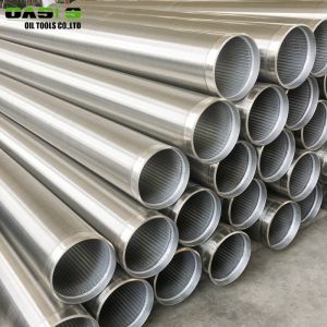 Wire Wrapped Continuous Slot Screen For Deep Well Drilling Ss Material