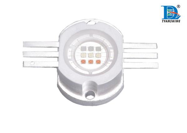 15W Multichip RGB LED 180 Degree Beam Angle for Stage Matrix Lights