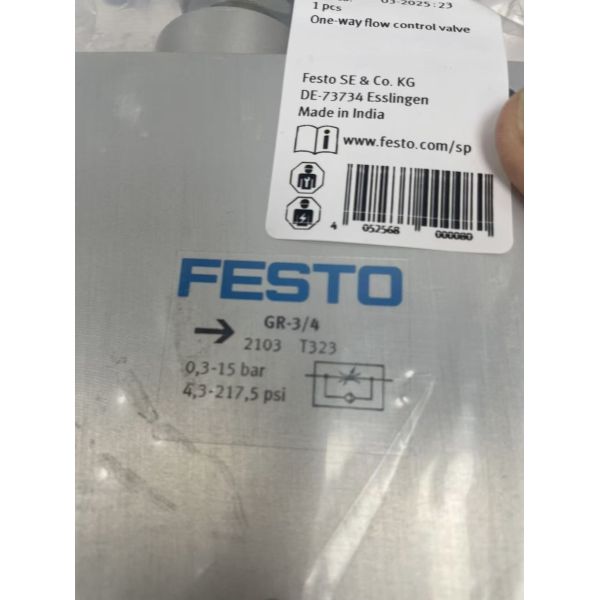 Festo GR-34 High-Precision Pressure Regulator for Reliable Pneumatic Systems