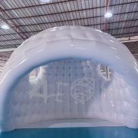 Eventos ao ar livre Tenda inflável aluguer de acampamento Tenda inflável branca