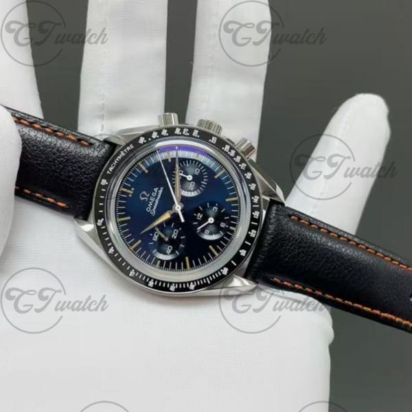 Omega Speedmaster Moonwatch White Dial 3861 Hand-Wound Super Clone Watch 42mm