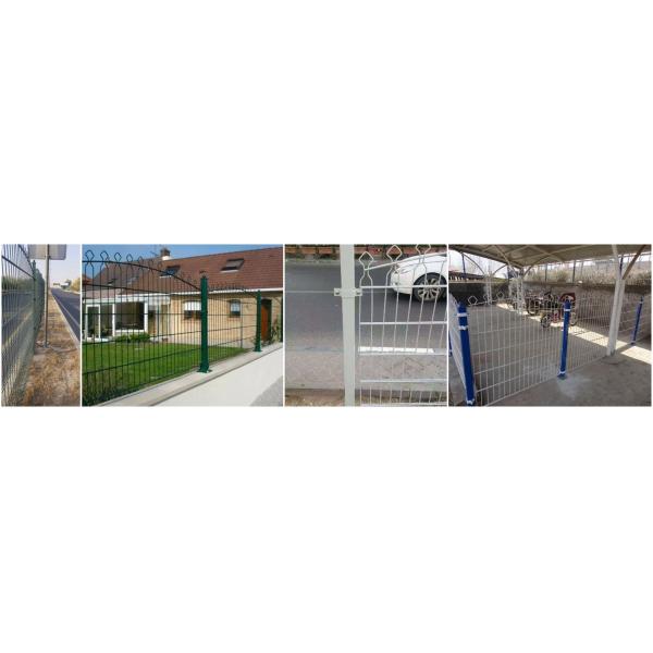 656 868 Mesh 2D Double Wire Fence Panel with 8/6/8mm Wire Diameter Iron Powder Coated