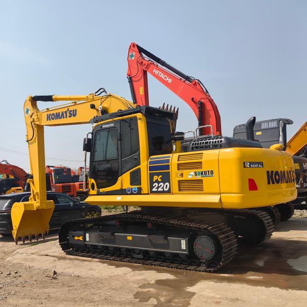 Komatsu Pc220 Used Excavator 22ton Pc220-8 Crawler Backhoe Machine