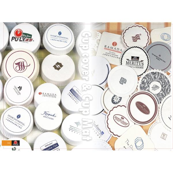 Предусматрива изготовленных на заказ Recyclable каботажных судн гостиницы устранимых бумажных стеклянная с логотипом