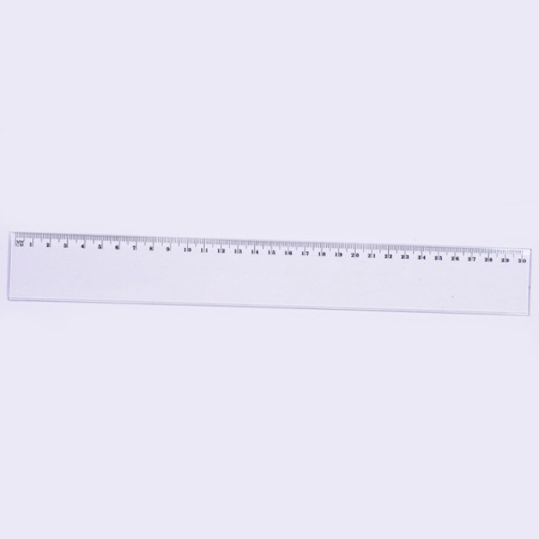 good quality 30cm clear plastic ruler