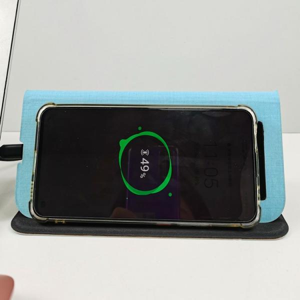 PU Leather Wireless Charging Mouse Pad Foldable Multifunctional