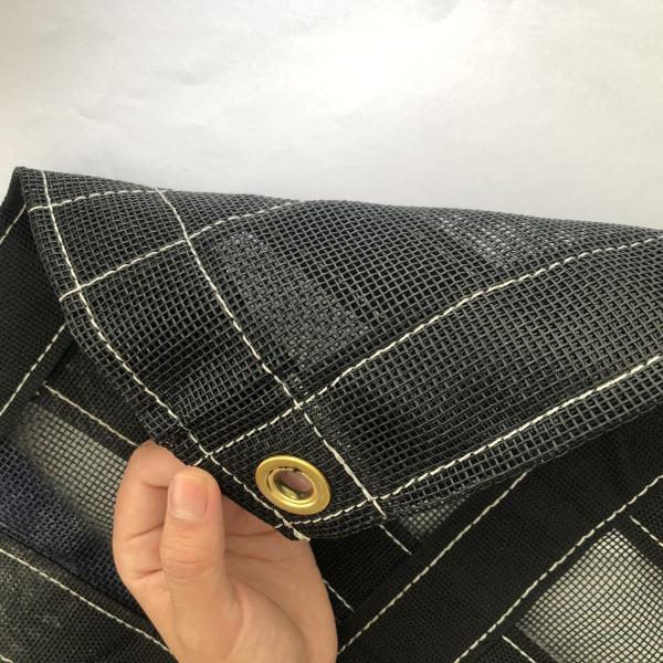 6 дюймовая ткань из ПВХ сетки с открывающимся карманным теней ПВХ покрытый прицепная брезент для крышки кровати грузовика