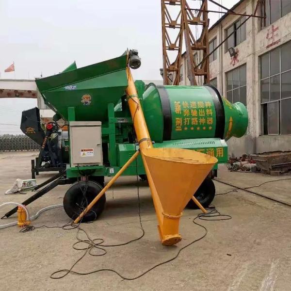 Convenient 20-25m3/Hour Mobile Concrete Mixer Machine JZM1000