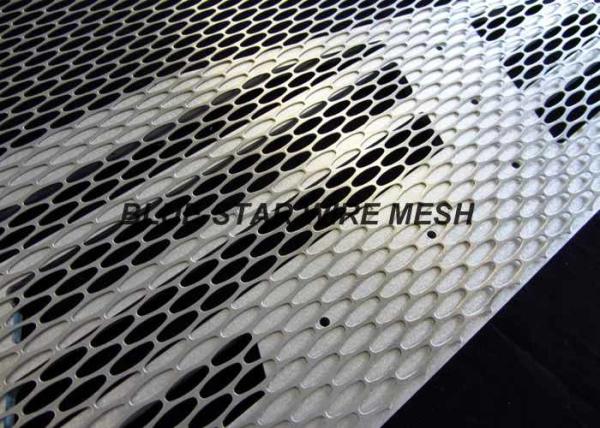 Perforated Galvanized Sheet Metal , Stainless Steel Perforated Plate For Filtration / Shelving