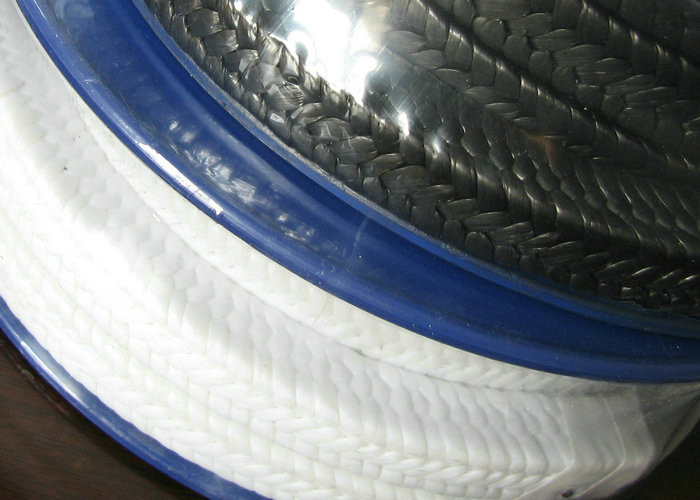 White Lattice Braid PTFE Packing with High Cross-Sectional Density for Wide Temperature Range -240°C to +288°C