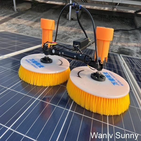 Solar Scrubbers Double-Disc Rotary Brush for Cleaning Photovoltaic Panels CIF Trade Term