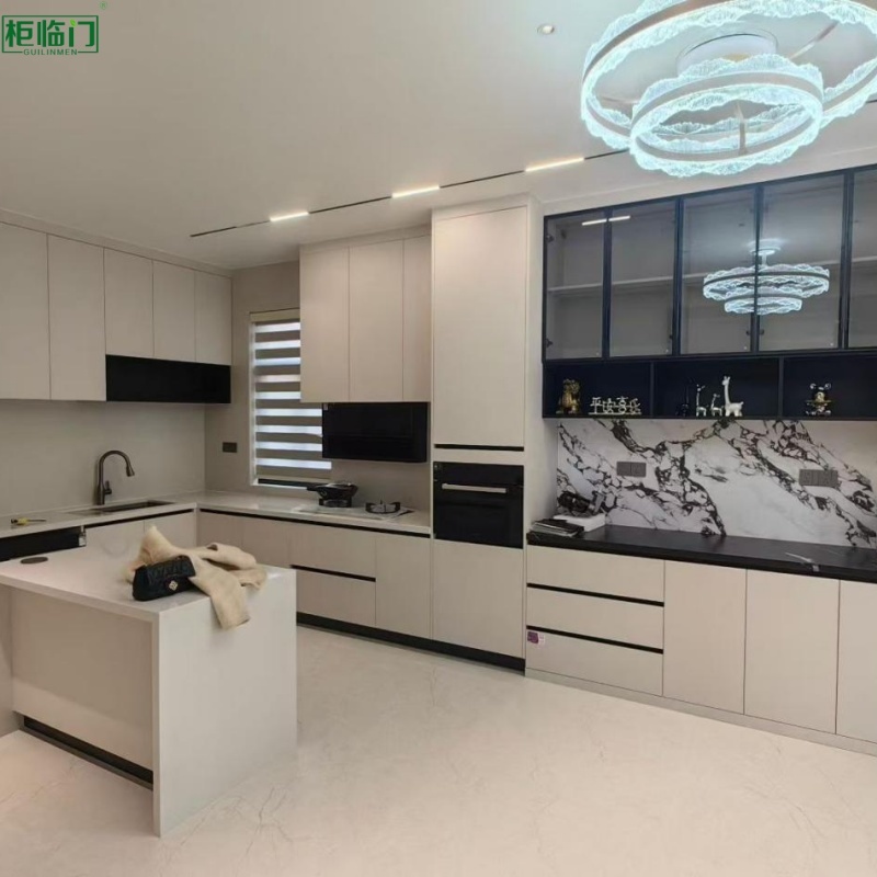 Aluminum Honeycomb Interior Kitchen Cabinet Eco Friendly Customized Colors