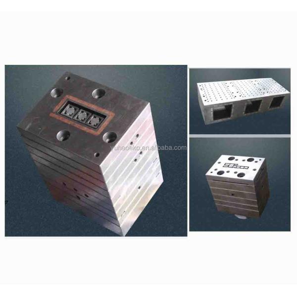 Electroplating Polishing WPC PVC Pipe Extrusion Die Design Mould for Silver Surface