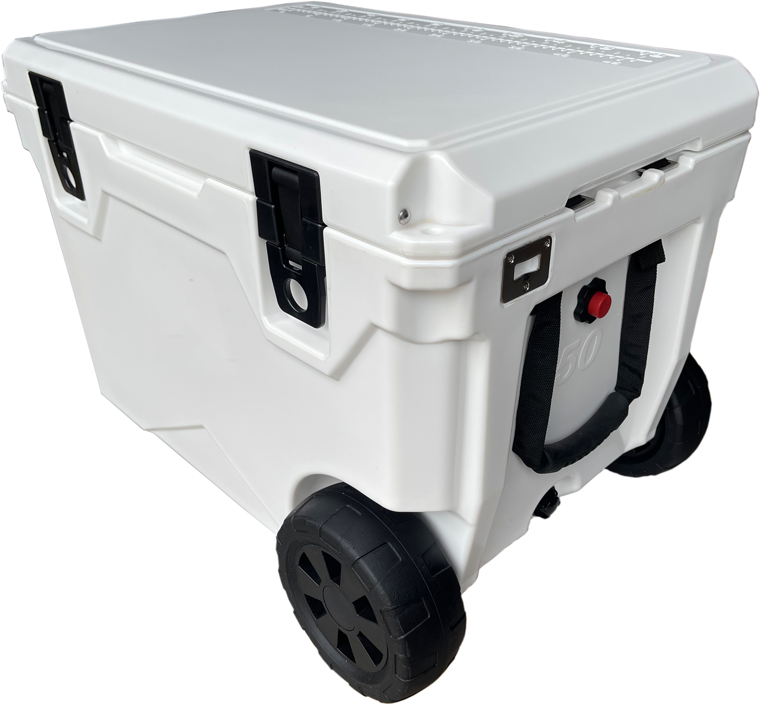 Hot Sale Plastic in Stocks Large Size Locking Ice Cooler Box