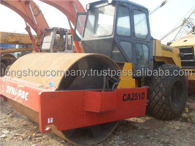 Used CA251d Rollers 1800 Working Hours Dynapac Single Drum Vibratory Roller