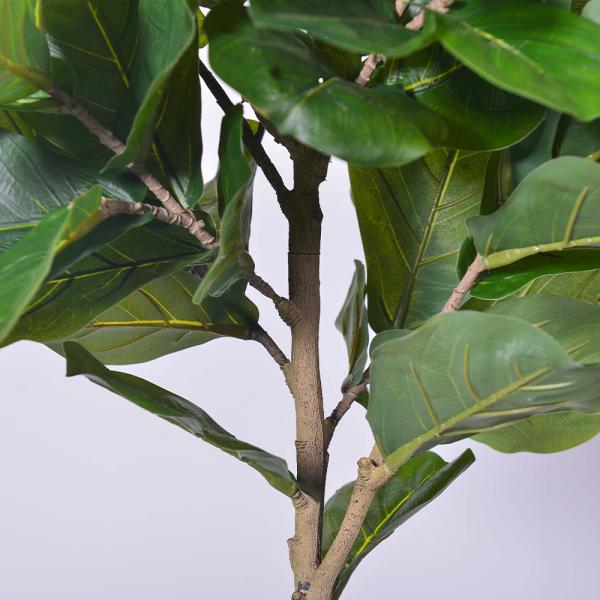 Artificial Plants Factory 160cm Silk Fake Fiddle Leaf Fig Tree For Realistic Home And Office Decoration Custom Sizes Available
