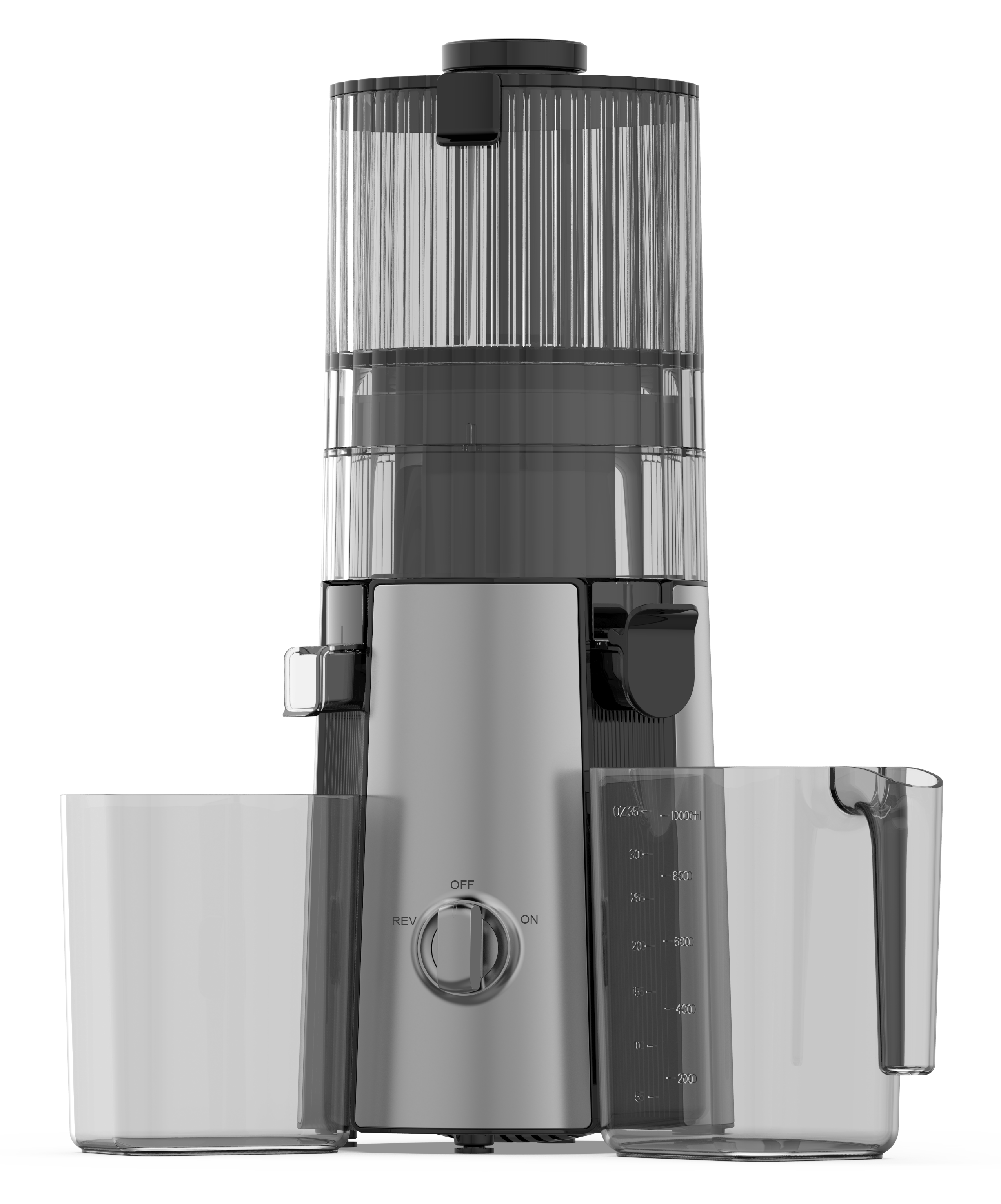 HJ102A Commercial Grade Home Juicer – 200W Copper Motor, 135mm Wide Chute, 1000ml Juice Cup, 800ml Pulp Cup
