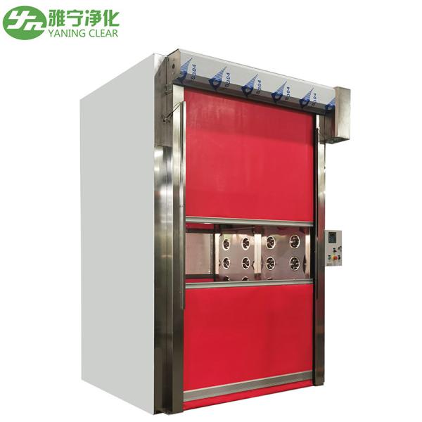 Customized 1100w Cleanroom Air Shower Powder Coating 201 Stainless Steel