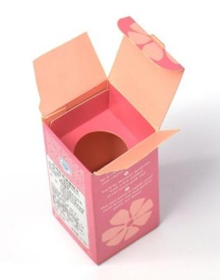 Customized Folding Paper Packaging with CMYK Printing and Fold And Tuck Closure Cosmetic Paper Box Packaging