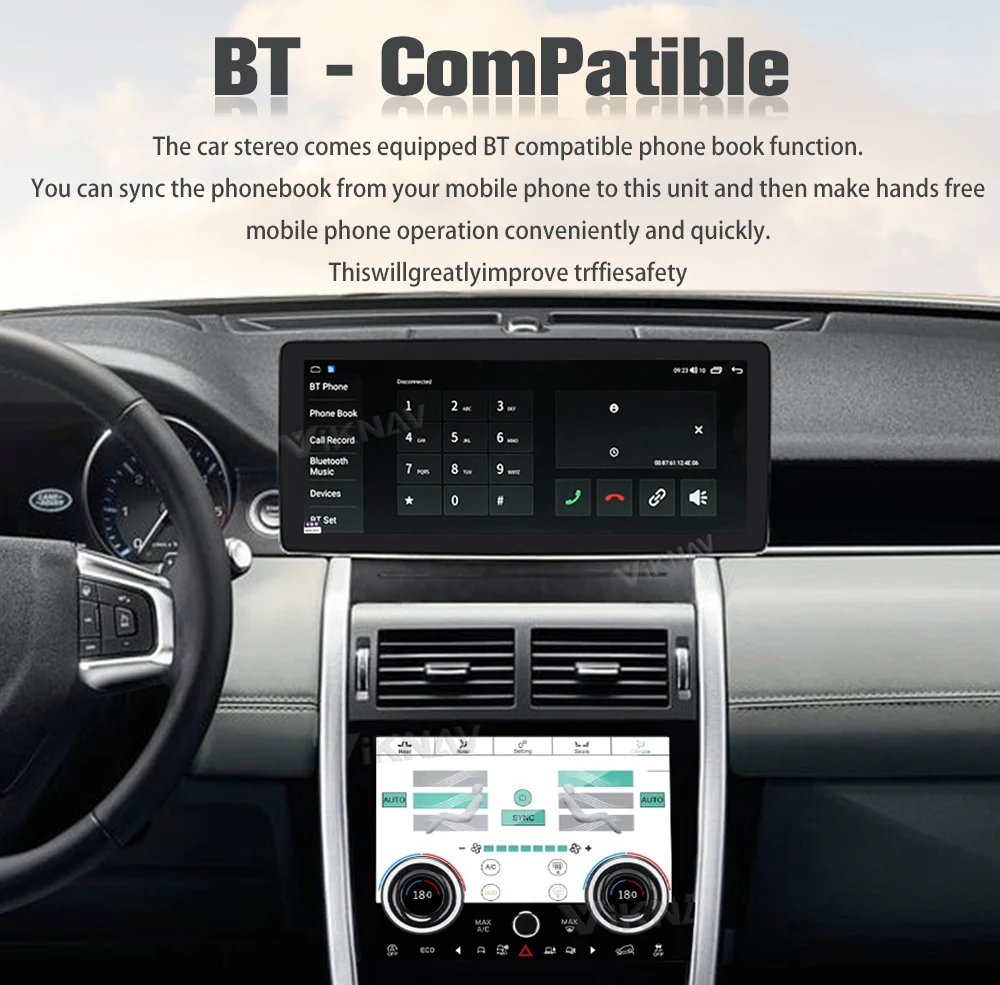 Радио для автомобилей Android для Land Rover Discovery Sport L550 2015-2019 GPS навигация Новое обновление беспроводного Carplay