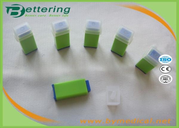 Green Colour Blood Collection Supplies Lancet Needle For Blood Sample Collecting 23G