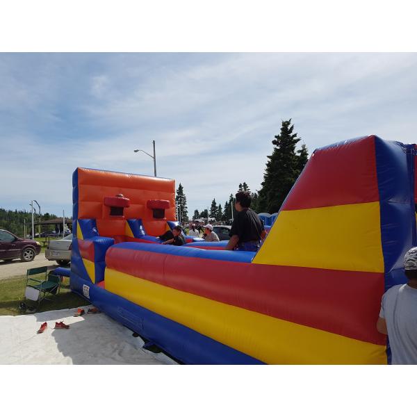 Бег спички тяги ПВК раздувной, Бунге, который побежали с обручами баскетбола для конкуренции