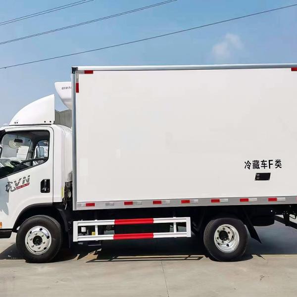 Box Dimensions L x W x H mm 4050x2100x2100 mm Seafood Refrigerated Transport Vehicle with 4.2m Wide Body and Euro 2 Emissions