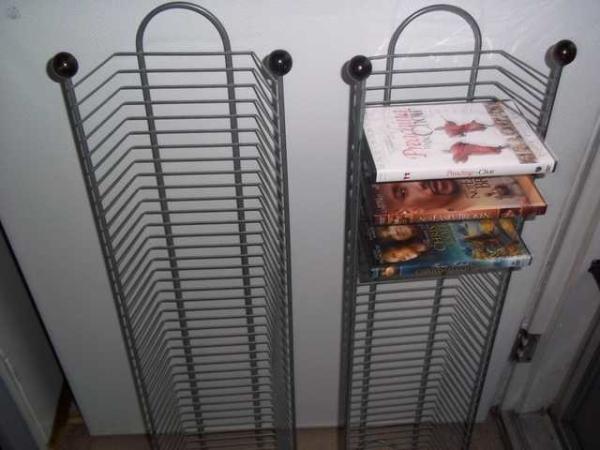 CD Metal Tall Narrow Wire Shelving Tower With Extra Large Storage Capacity