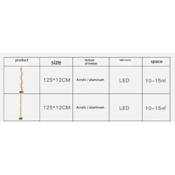 Lámpara de piso de lujo dormitorio modelo estudio sala de estar moda control remoto en línea celebridad bar moderno lámpara de piso led