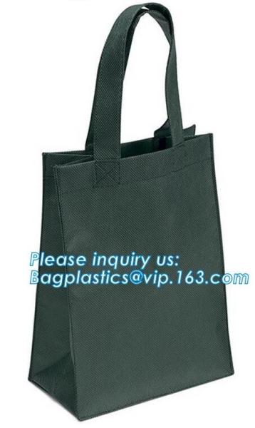 Good quality drink shopping bag non woven bag laminated tote bag, wholesale custom folding fabric carry bag, non woven b