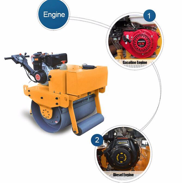 небольшой ролик дороги 5.5ХП, ролик дороги возбуждающей силы 30КН Вибраторы ручной