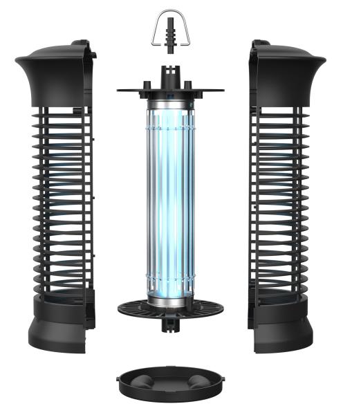 Électrochoc à l'état solide moustique mouche insecte Zapper Killer pour la cuisine intérieure patio arrière-cour 1,2 m US Plug Insect Control