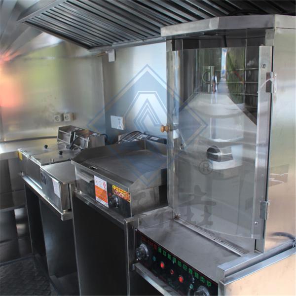 280H Mobile Round Model Electric Food Truck with Canopy in Beverage Manufacturing
