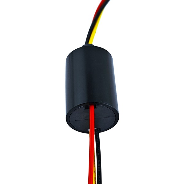 3-channel 5A capsule slip ring with outer diameter 22mm for security and consumer electronics
