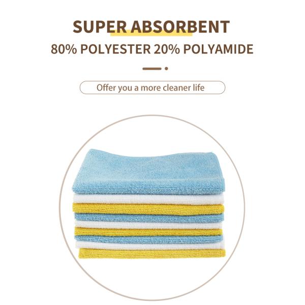 Custom Cars 400gsm Microfiber Cleaning Cloth 40x40cm Quick Dry