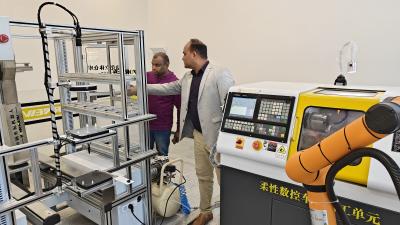 Educational lab Industrial CIM trainer Computer Integrated Manufacturing Teaching Training equipment