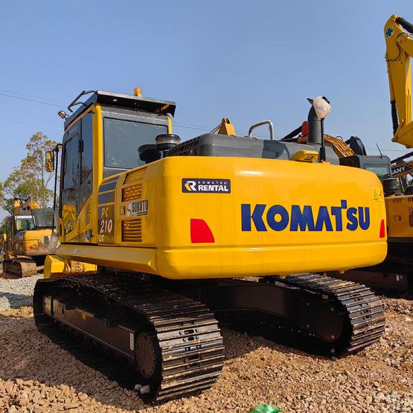 21 toneladas Mediano usado Komatsu PC210LC-8 Excavadora Rastreador hidráulico