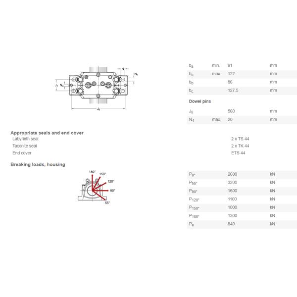 Cast Iron SNL3044 SNL3034 SNL3036 Split Plummer Block Housing Large Size
