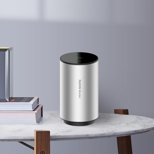 RN-PRO 200 Radon Monitor with Pulsed Ion Chamber Sensor, Wi-Fi Connectivity, and Vibration Alarm for Home and Office Safety
