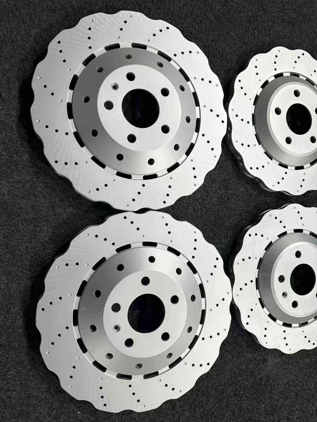 Wholesale High Quality Performance Brake Discs For AUDI RS3 8V OE#4K0615601A Car Brake Systems High Friction Brake Rotor OE#4G8615601 High Friction Strong Braking Brake Disc For AUDI
