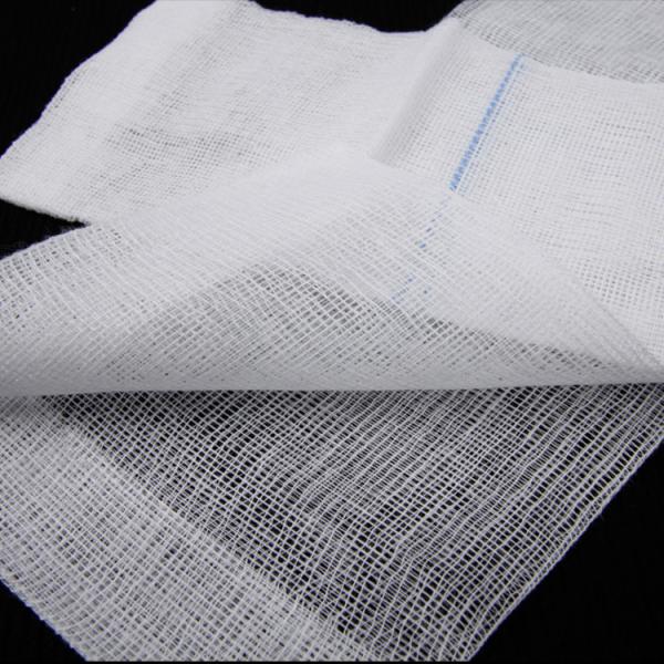 Non Stick 32 Ply 7.5x7.5 Medical Gauze Wrap With X-Ray Detectable Thread