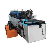 Machine de formage de rouleaux réglable en acier et à voie avec tolérance de coupe de ± 2 mm et encodeur Omron