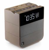 Hotel Wake Up RGB Light Wireless Charger Alarm Clock With Bluetooth Speaker