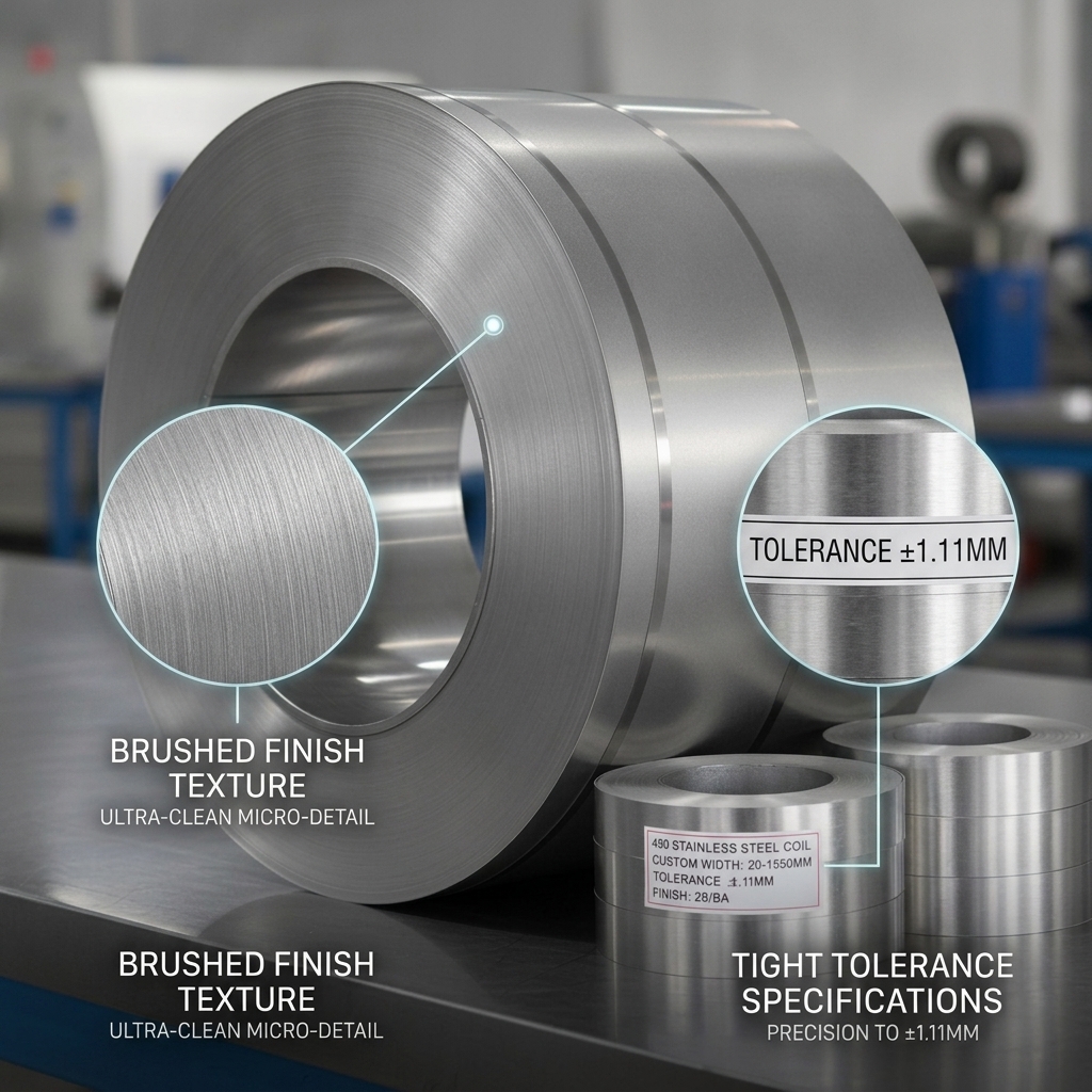 Deep Drawing Grade 430 Stainless Steel Coil with BA 2B Finish for Washing Machine Drums in 0.5mm-2.5mm Thickness